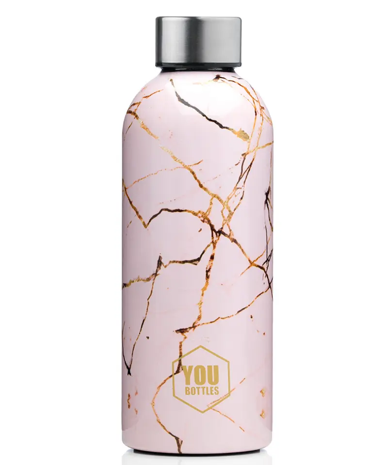 Borraccia Termica 500 ml Pink Marble