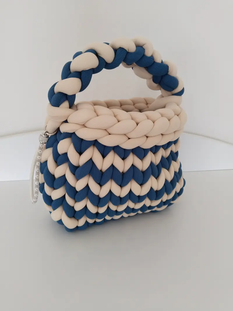 BORSA MARSHMALLOW BLUE E PANNA Regular