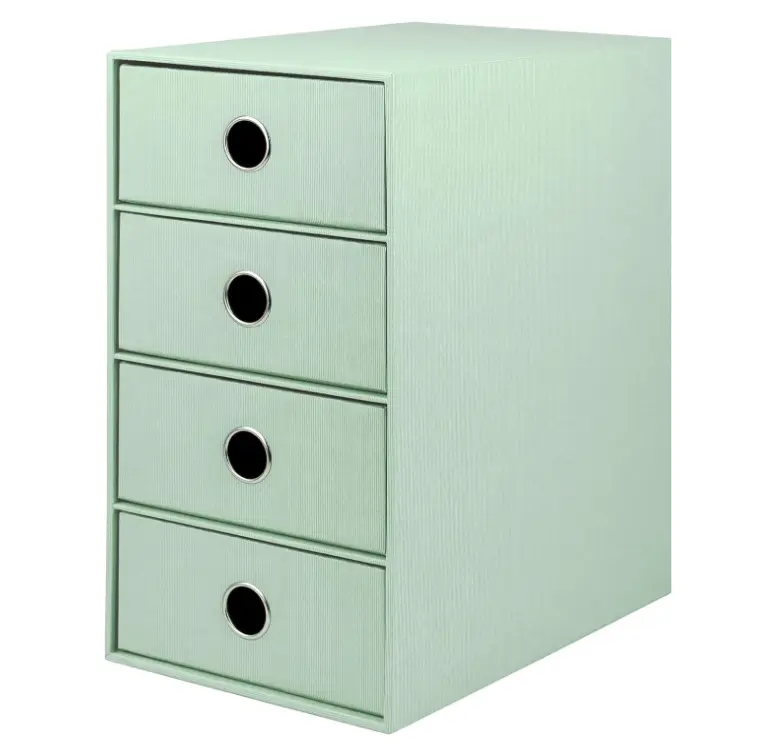 Box archivio 4 cassetti SOHO 175x310x250 Menta/mint