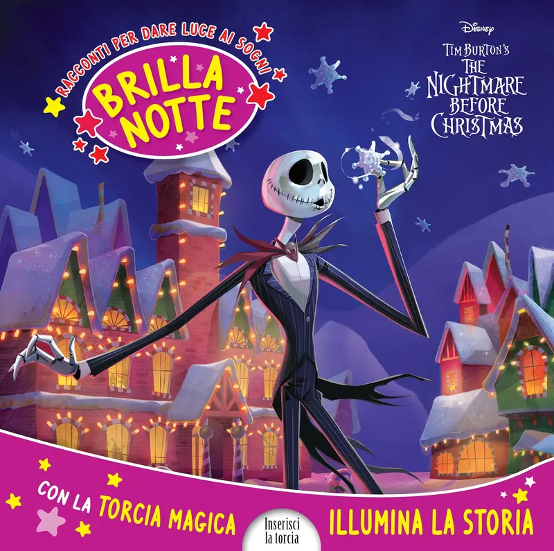 Brillanotte Disney The Nightmare before Christmas. Racconti per dare luce ai sogni. Con la torcia magica illumina la storia