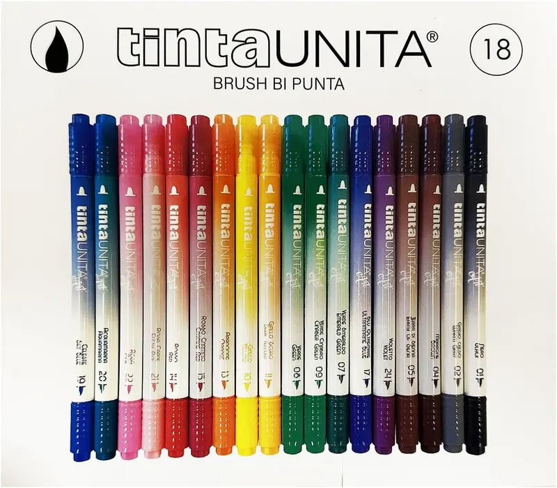 Brush BI pen da 18- TINTA UNITA