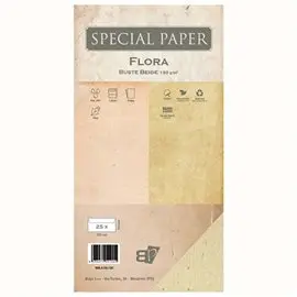 Buste Bapi Flora Beige 11x22 130 gr. 25 pz.