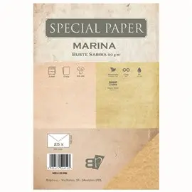 Buste Bapi Marina Sabbia 12x18 90 gr. 25 pz.