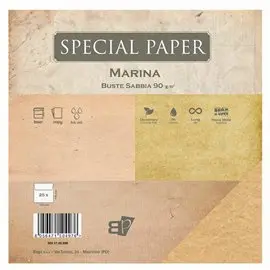 Buste Bapi Marina Sabbia 17x17 90 gr. 25 pz.