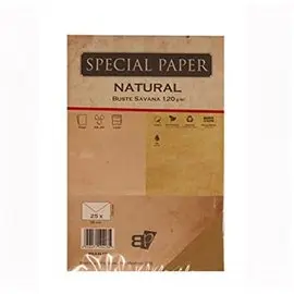 Buste Bapi Natural Savana 12x18 120 gr. 25 pz.
