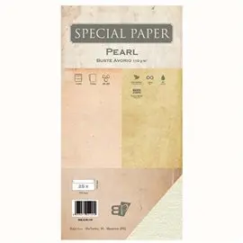 Buste Bapi Pearl Avorio 11x22 110 gr. 25 pz.