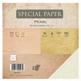 Buste Bapi Pearl Avorio 17x17 110 gr. 25 pz.