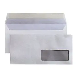 Buste Bianche 11x23 con finestra per Laser 500 pz.