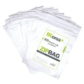 Buste con zip in polietilene 30x45 20 pz.