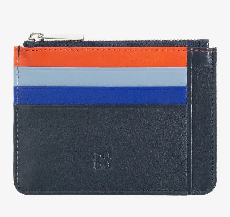 Bustina porta carte di credito Colorful Navy - Tiago - DùDù