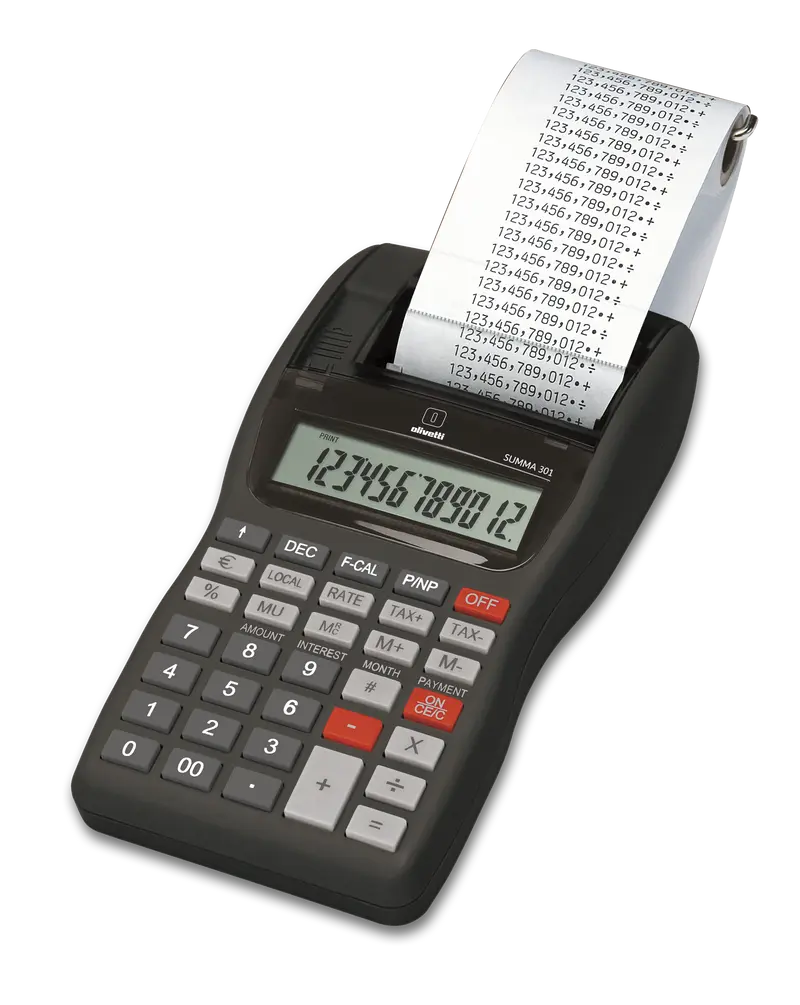 Calcolatrice scrivente Olivetti Summa 301