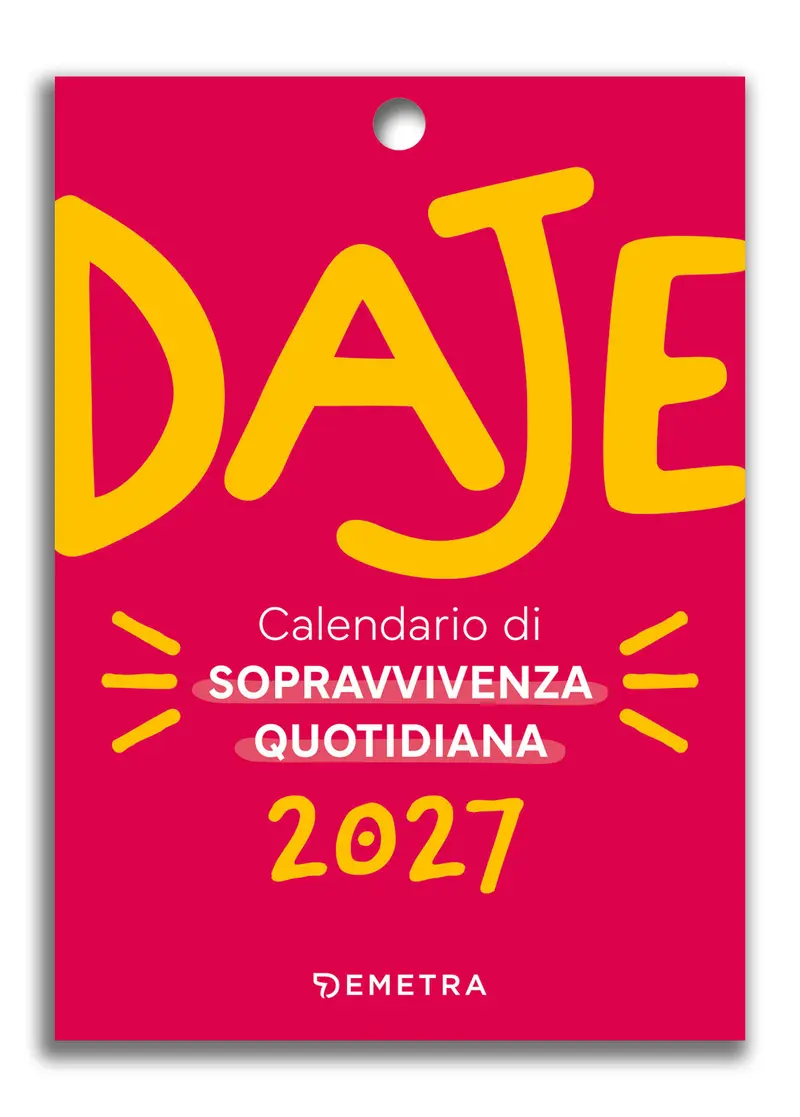 Calendario Daje 2027 da parete (10 X 14 cm)