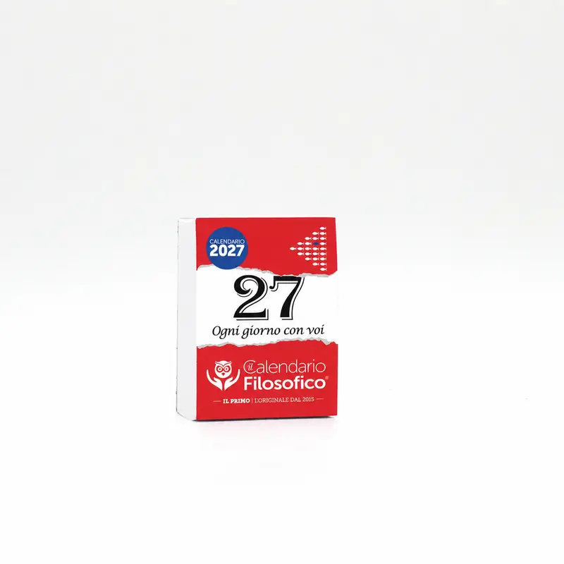 Calendario Filosofico Mignon 5x7 cm 2027 Senza Supporto