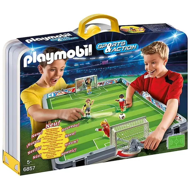 Campo calcio playmobil in scatola