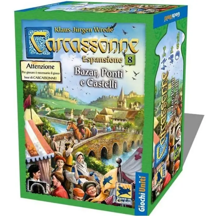 Carcassonne - Bazar, Ponti e Castelli (Esp. 8)