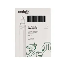 Carioca Plus Marker Acrilici 6 pz.