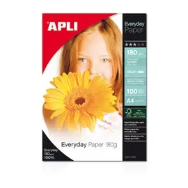 Carta Apli Fotografica Inkjet Glossy gr.180 100 ff