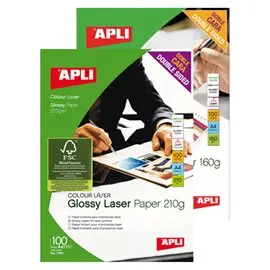 Carta Apli Fotografica Laser Patinata gr.210 100 ff