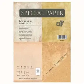 Carta Bapi Natural Savana A4 120 gr. 25 ff