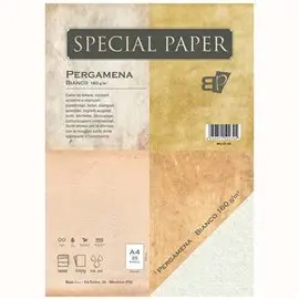 Carta Bapi Pergamena Bianco A4 160 gr. 25 ff