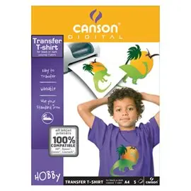 Carta Canson T-Shirt 0987240 A4 5 ff fondo scuro