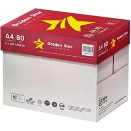 Carta Fotocopie A4 Golden Star Rossa 80 gr. 500 ff