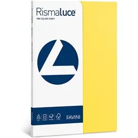 Carta Rismaluce gr.200 A4 50 ff Colori assortiti forti