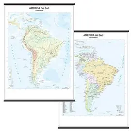 Carte Geografiche Murali Tigullio 100x140 America del
