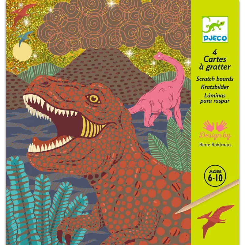 Carte scratch - Dinosauri