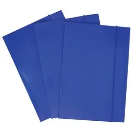 Cartelle con elastico Memotak Standard 26x17 A5 Blu 50 pz.