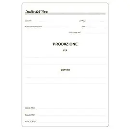 Cartelle Produzione Atti Legali