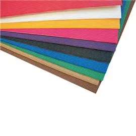 Cartoncino Ondulato 10 ff. 50x70 Col. Ass.