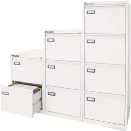 Classificatore metallo Bianco 4 cassetti