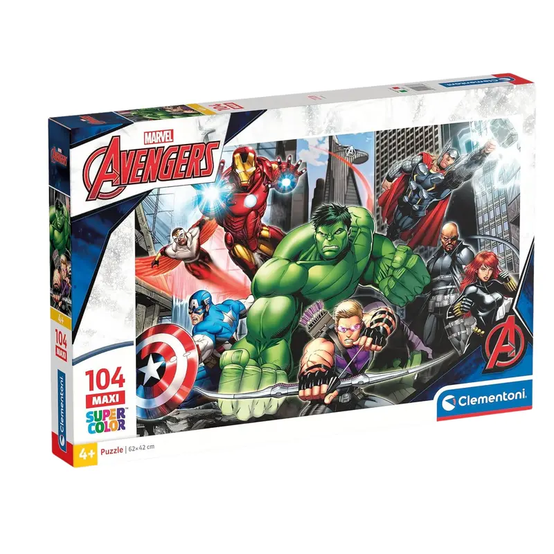 Clementoni Marvel Avengers, Supereroi 104 pezzi