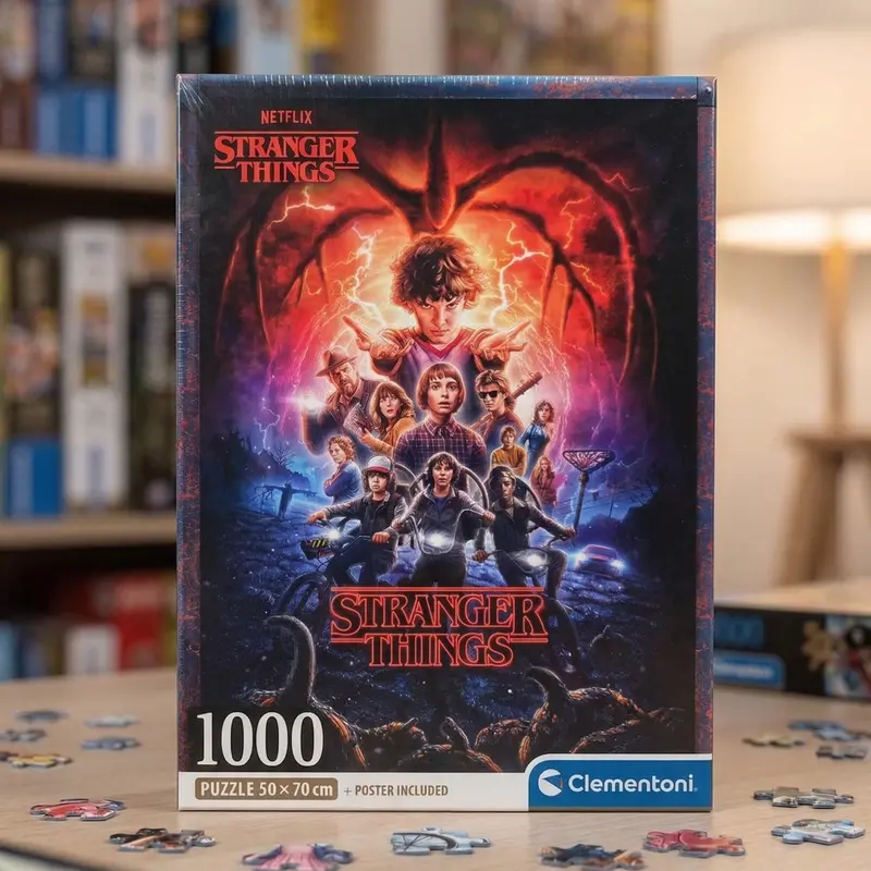 Clementoni Puzzle Stranger Things - 1000 Pezzi per Adulti Made in Italy