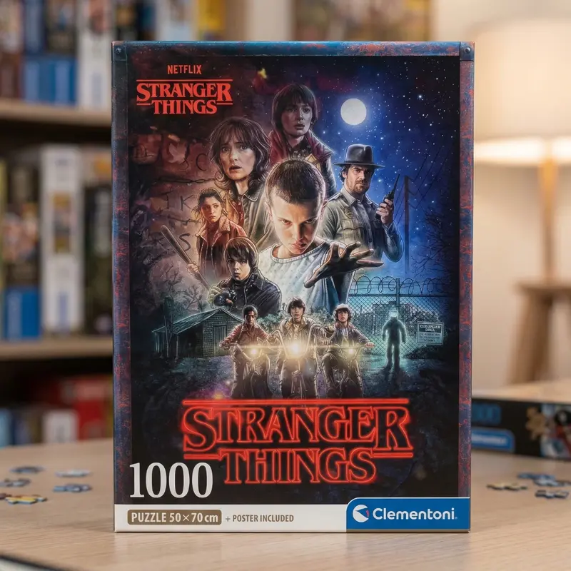 Clementoni Puzzle Stranger Things 1000 Pezzi - Puzzle per Adulti Made in Italy