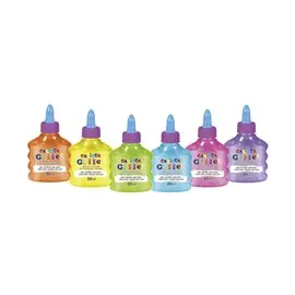 Colla Glitter Carioca 88 ml. Col. Ass. Neon 12 pz.
