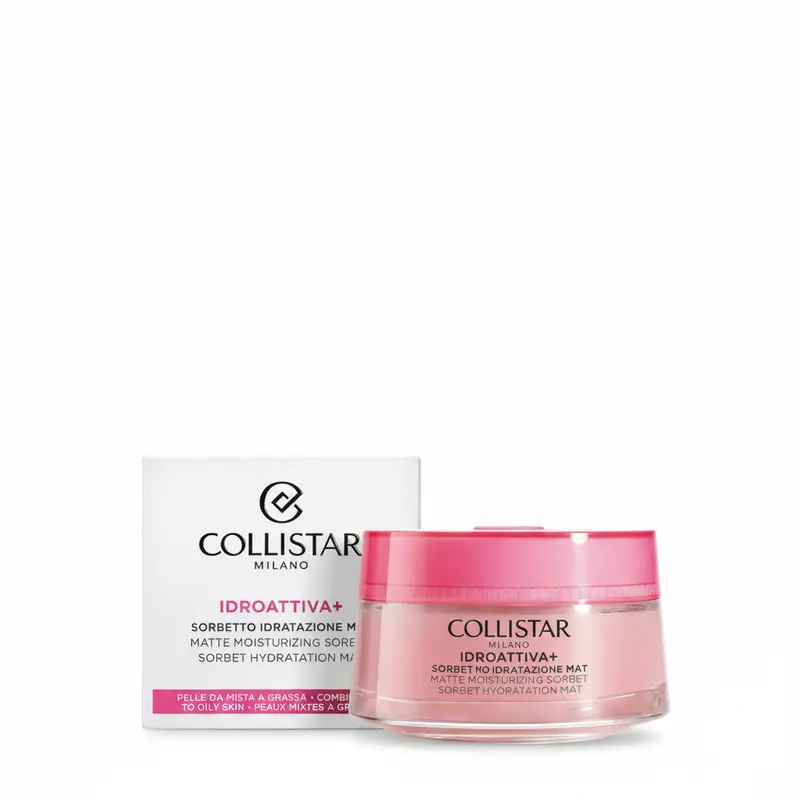 Collistar Idroattiva+ Sorbetto Idratazione Mat - Pelle da Mista a Grassa 50 ml Cura Del Viso Antietà