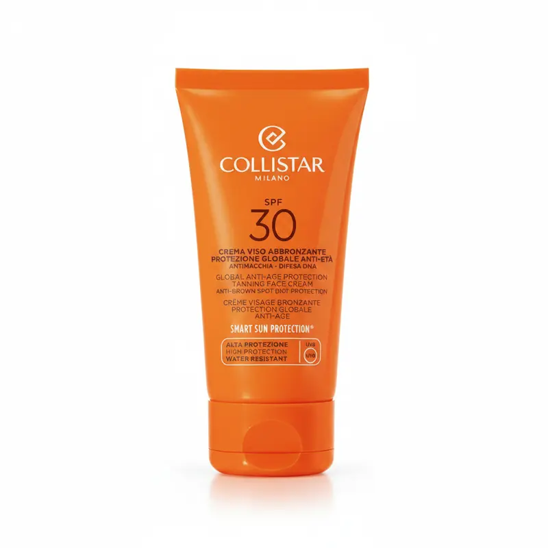 Collistar Protezione Viso Abbronzante SPF 30 Alta Protezione - 50ml Anti-Età Antimacchia Solari