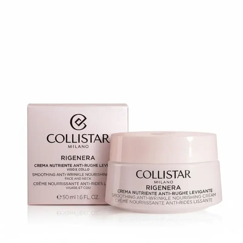Collistar Rigenera - Crema Nutriente Anti-Rughe Levigante Viso e Collo 50ml Cura Del Viso Antietà