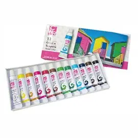 Colori a Tempera CWR 7,5 ml. a 12 E1336