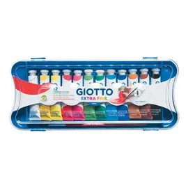 Colori a Tempera Giotto 4 a 12 12 ml.