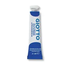 Colori a Tempera Giotto 7 Blu Oltremare 017 6 pz.