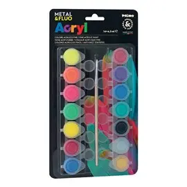 Colori Acrilici Primo 4,5 ml. 14 colori Fluo