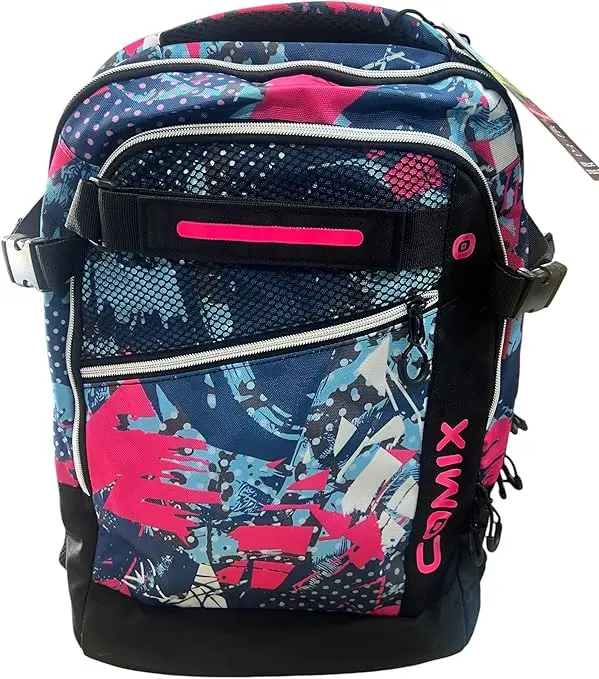 Comix Zaino Organizzato con Sistema WBS 2.0, Multicolore, Spallacci Ergonomici con Memory Foam