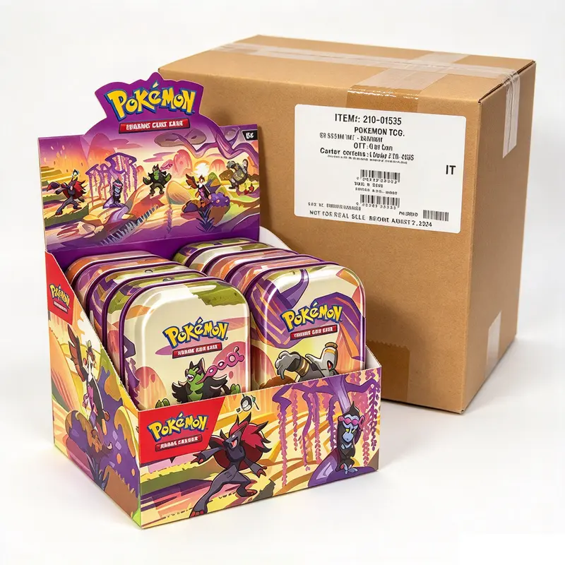 Confezione 10 Mini Tin | Pokémon Scarlatto e Violetto – Segreto Fiabesco 4box