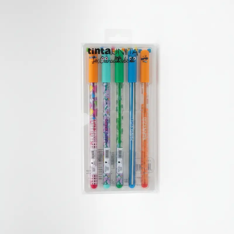 Confezione Regalo 6 Penne Cancellabili Fashion Tinta Unita – Limited Edition