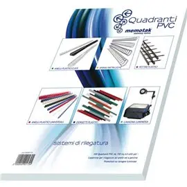 Copertine PVC Quadranti Video Memotak A3 150 M 100 pz.