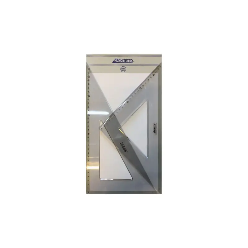 Coppia Squadre Architetto 45/60° 35cm