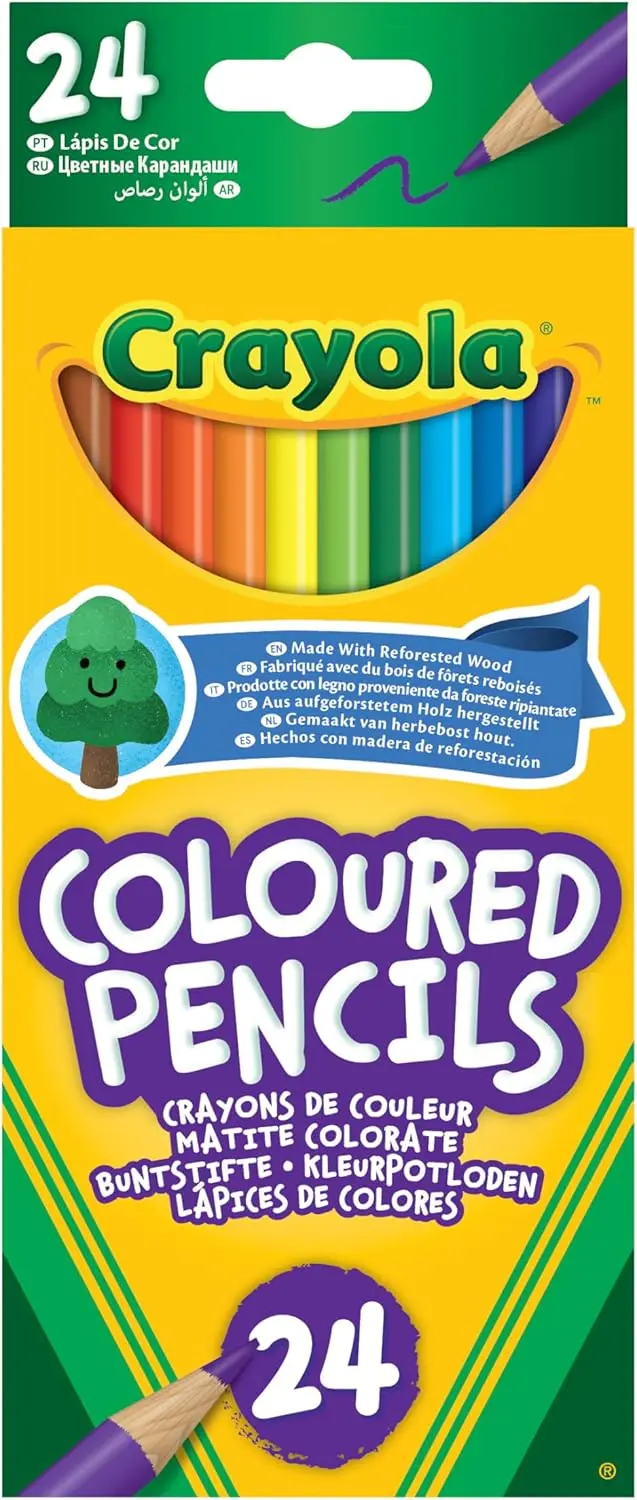 Crayola- Matite Colorate 24 Colori